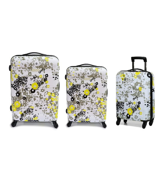 Набір валіз Airtex 633 білий - картинка, зображення, фото валізи