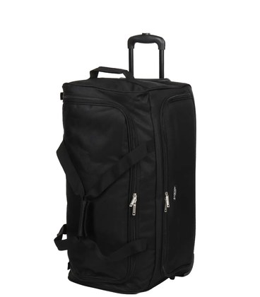 Дорожная сумка на колесах Airtex 823 M черная картинка, изображение, фото
