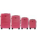 Набір валіз Wings 401 4 в 1 рожевий картинка, зображення, фото