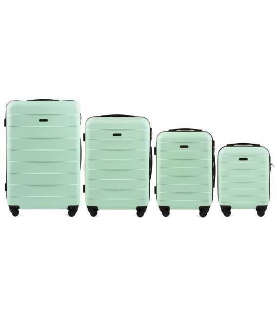 Набор Чемоданов Wings 401 4 в 1 мятный фото, картинка, изображение