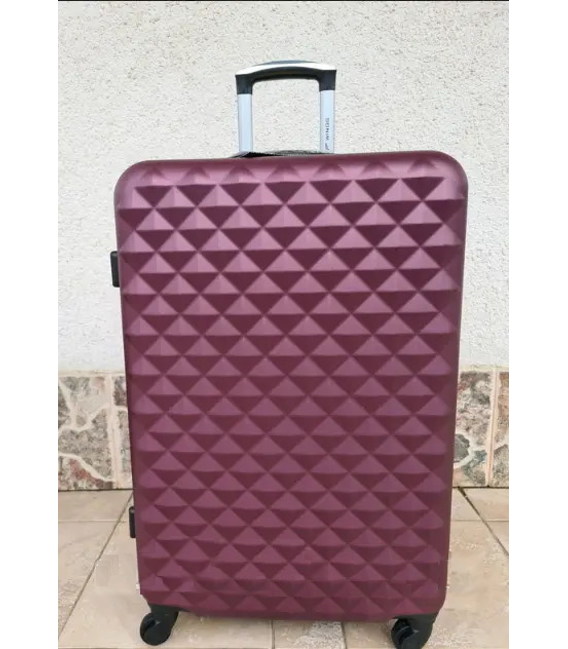 Валіза Wings BS 190 велика L бордова - картинка, зображення, фото валізи