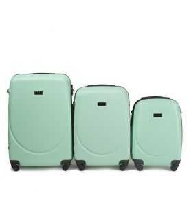 Набор Чемоданов Wings 310 3 в 1 мятный фото, картинка, изображение