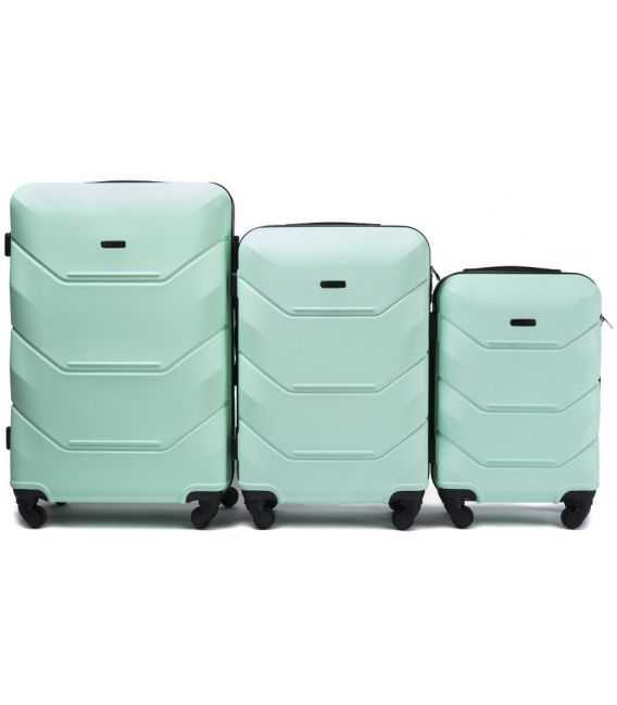 Набір Валіз Wings 147 3 в 1 м'ятний - картинка, зображення, фото валізи