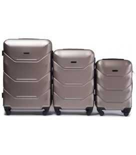 Набір Валіз Wings 147 3 в 1 шампань - картинка, зображення, фото валізи