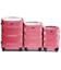 Набор Чемоданов Wings 147 3 в 1 коралловый фото, картинка, изображение