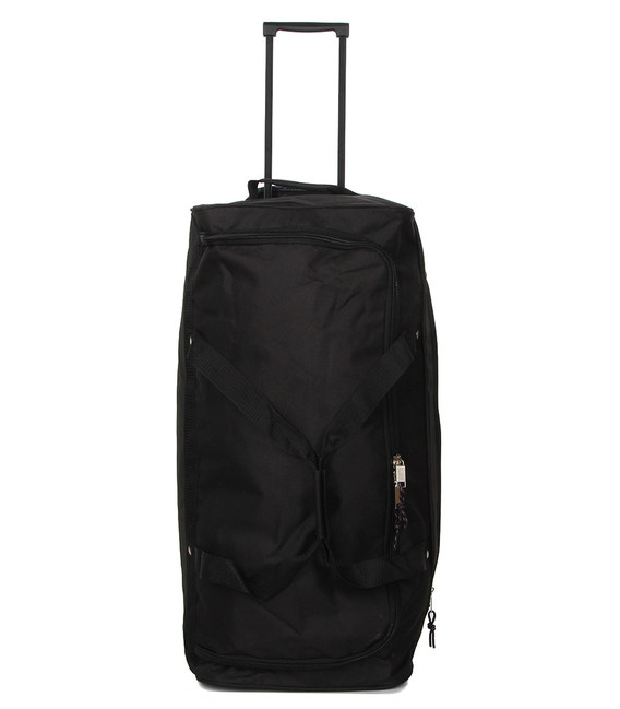 Сумка дорожная на колесах Madisson 21072 черная фото, картинка, изображение