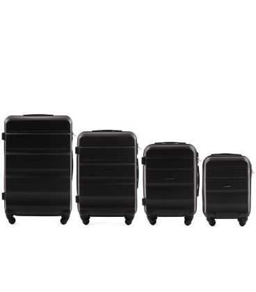 Набір валіз Wings AT01 4 в 1 чорний картинка, зображення, фото