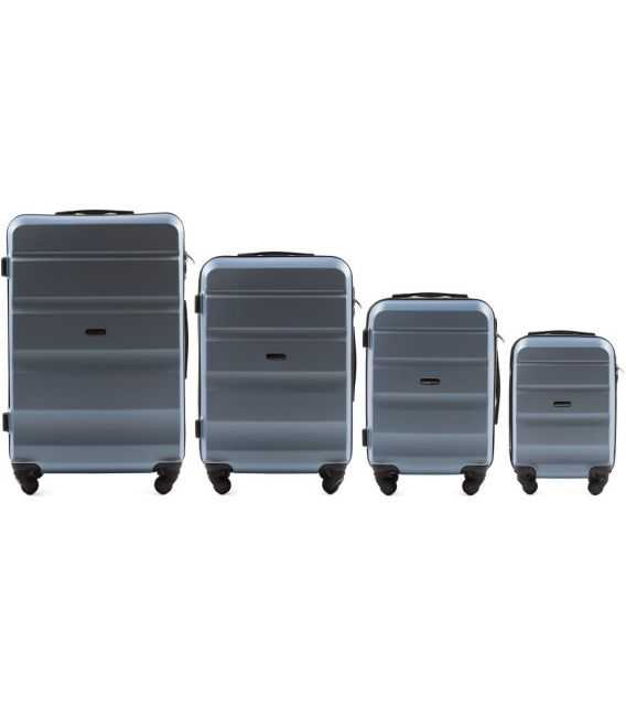 Набор Чемоданов Wings AT01 4 в 1 небесный фото, картинка, изображение