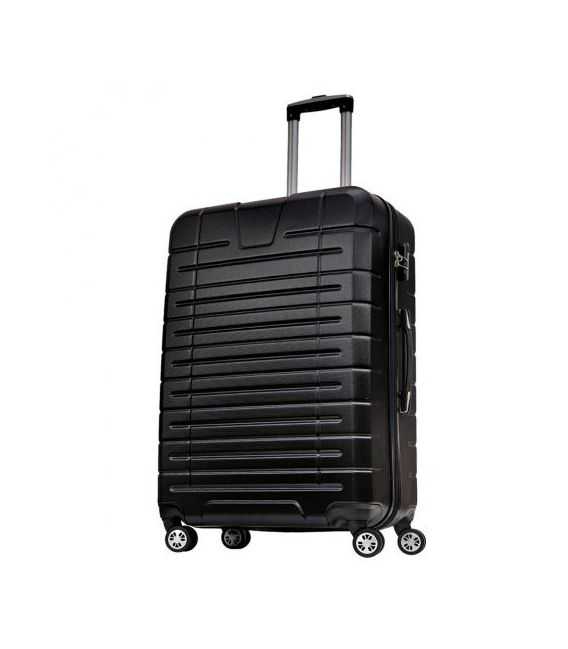 Чемодан Monopol Verona черный Maxi фото, картинка, изображение