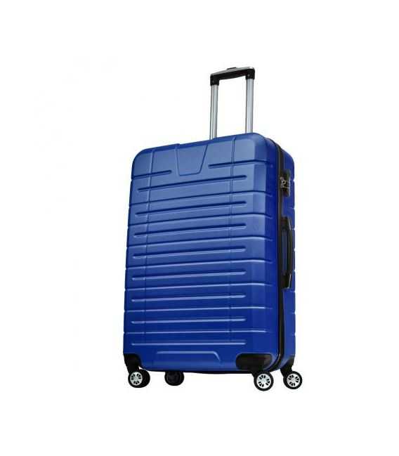 Чемодан Monopol Verona синий Maxi фото, картинка, изображение