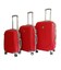 Набір Валіз Bonro Smile Double Wheels червоний - картинка, зображення, фото валізи