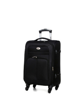 Чемодан Airtex 619 маленький S Worldline черный фото, картинка, изображение