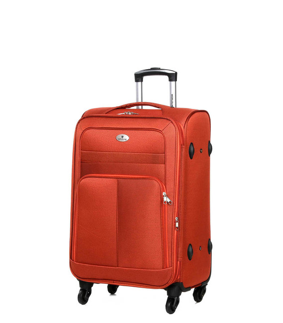 Валіза Airtex 619 середня M Worldline помаранчева - картинка, зображення, фото валізи