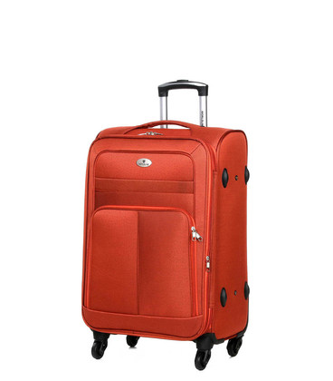 Чемодан Airtex 619 Midi Worldline оранжевый фото, картинка, изображение