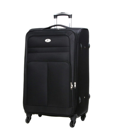 Чемодан Airtex 619 Maxi Worldline черный фото, картинка, изображение