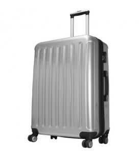 Чемодан Monopol Frankfurt серебристый большой L