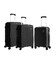 Набор чемоданов Snowball 20703 черный фото, картинка, изображение