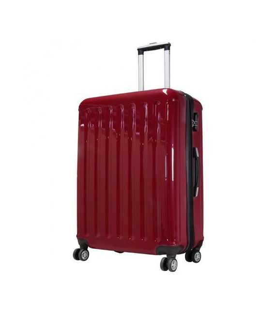 Чемодан Monopol Frankfurt красный Maxi фото, картинка, изображение