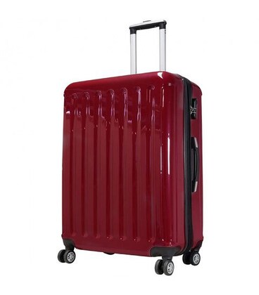 Валіза Monopol Frankfurt червона велика L картинка, зображення, фото