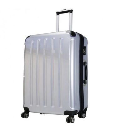 Чемодан Monopol Mauritius серебристый большой L фото, картинка, изображение