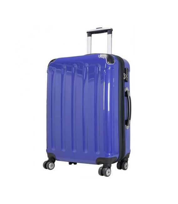 Чемодан Monopol Mauritius синий Maxi фото, картинка, изображение