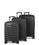 Набір Валіз Snowball 61303 3 в 1 чорний - картинка, зображення, фото валізи