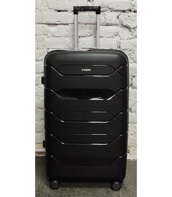 Чемодан Airtex 282 средний M Worldline черный фото, картинка, изображение