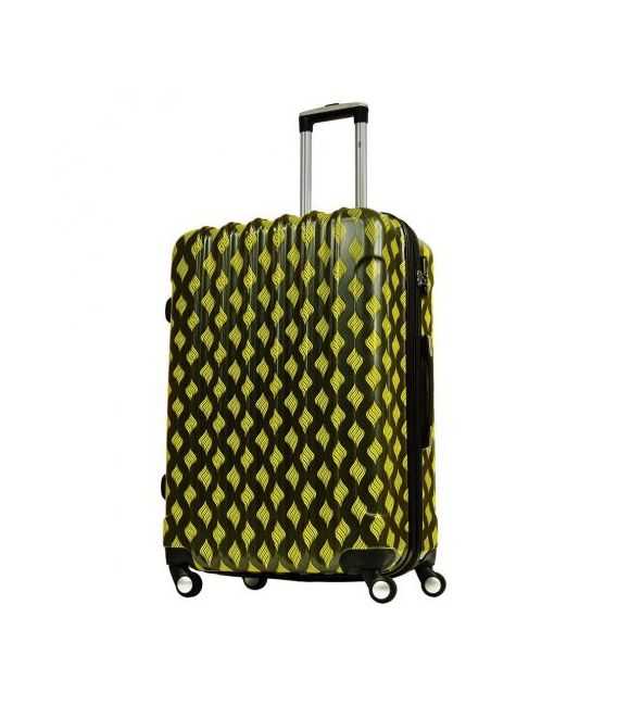 Чемодан Monopol Bologna Maxi желтый фото, картинка, изображение