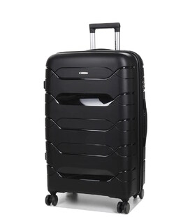 Чемодан Airtex 282 Maxi Worldline черный фото, картинка, изображение