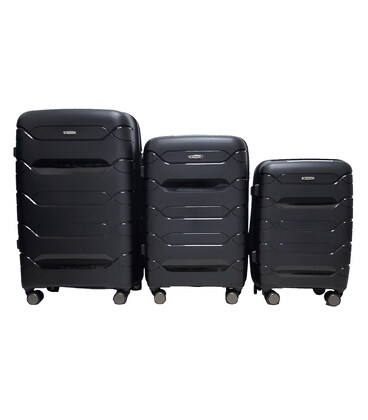 Набор чемоданов Airtex 282 Worldline черный картинка, изображение, фото