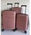 Набор чемоданов Airtex 282 Worldline розовое золото картинка, изображение, фото