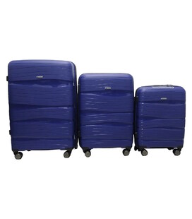 Набір валіз Airtex 283 синій - картинка, зображення, фото валізи