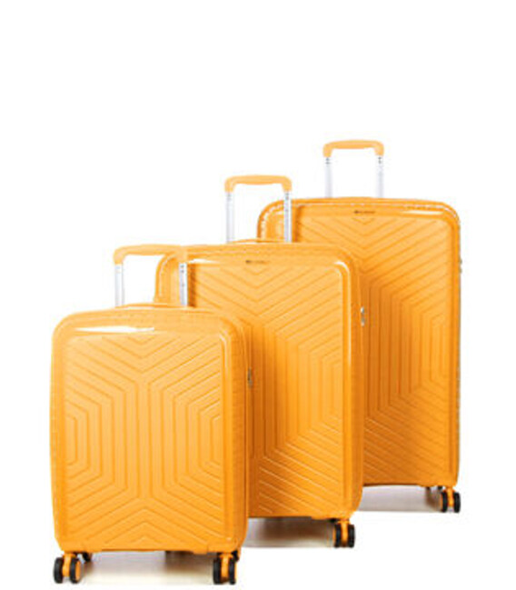 Набор чемоданов Snowball 20103 желтый фото, картинка, изображение