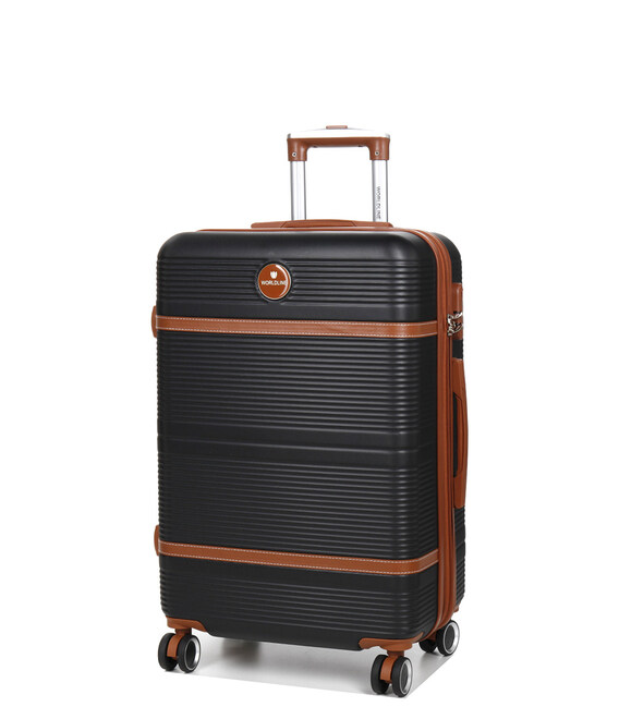 Чемодан Airtex 629 Midi Worldline Tampa черный фото, картинка, изображение