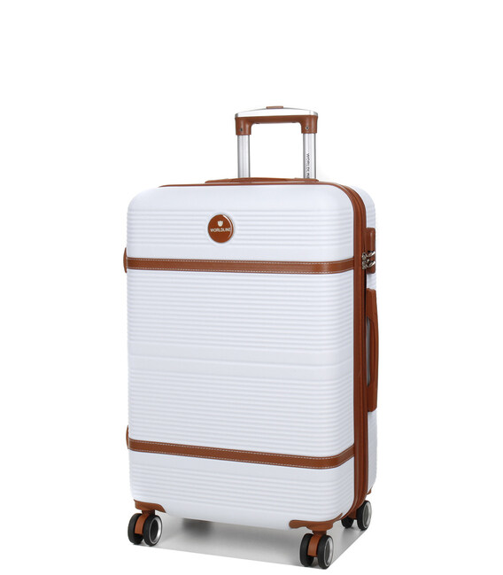 Валіза Airtex 629 середня M Worldline Tampa біла картинка, зображення, фото