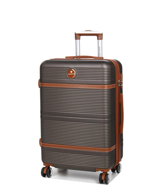 Валіза Airtex 629 велика L Worldline Tampa коричнева - картинка, зображення, фото валізи