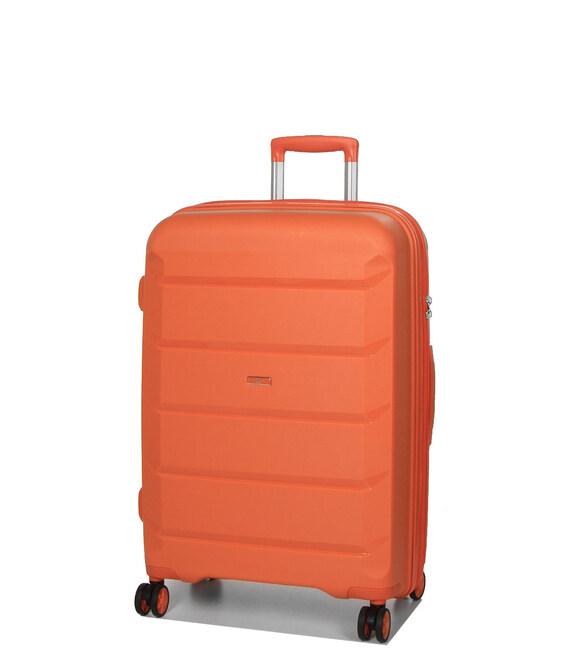 Чемодан Airtex 646 средний M Véga оранжевый фото, картинка, изображение
