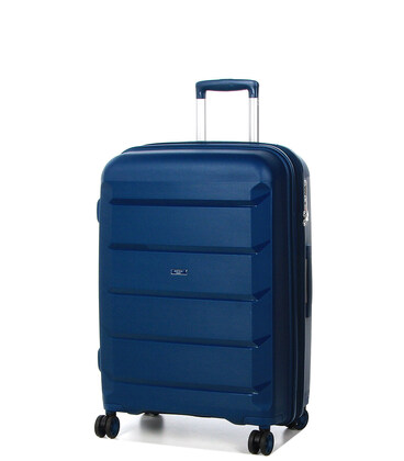 Чемодан Airtex 646 средний M Véga синий фото, картинка, изображение