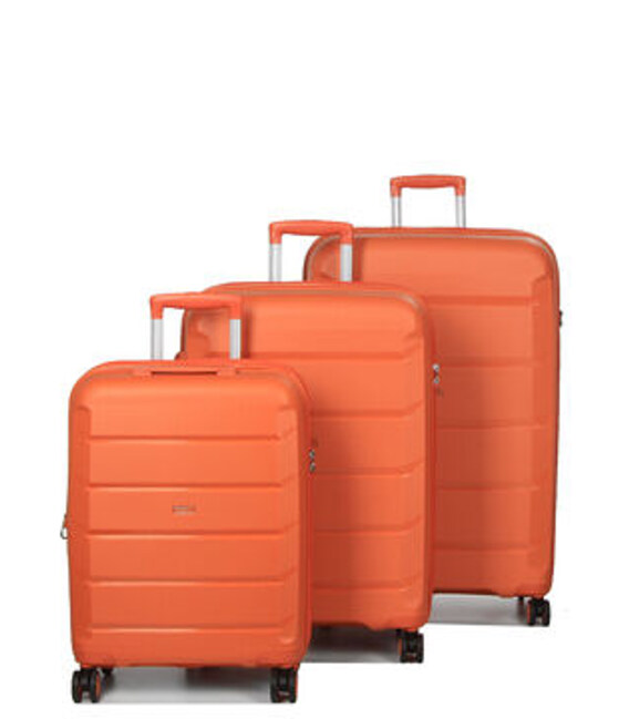 Набор чемоданов Airtex 646 Vega оранжевый фото, картинка, изображение