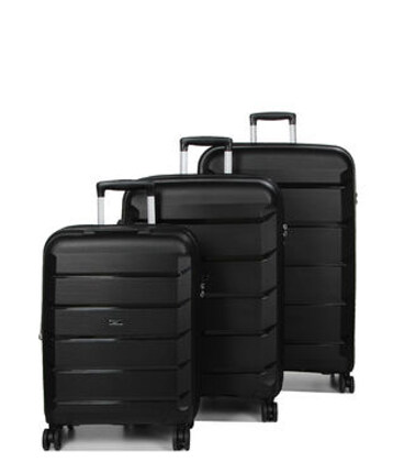 Набор чемоданов Airtex 646 Vega черный картинка, изображение, фото