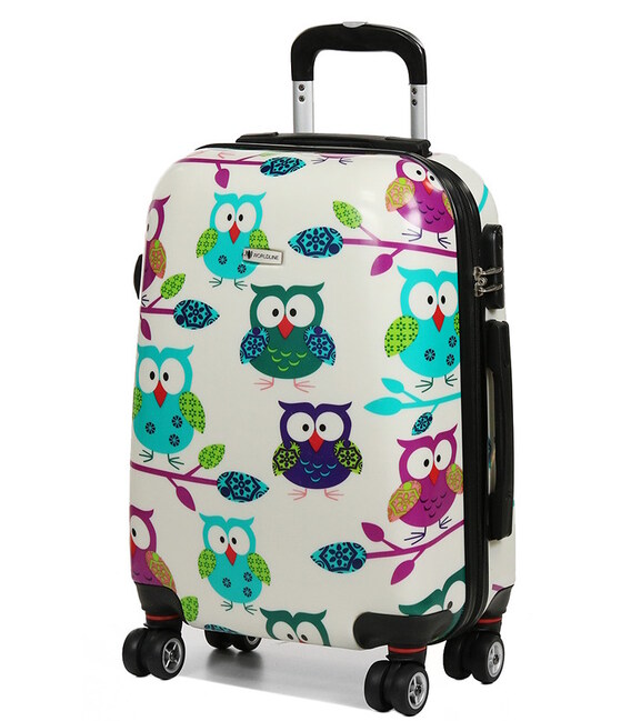 Чемодан Airtex 808 Совы Worldline большой L фото, картинка, изображение