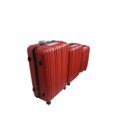 Комплект чемоданов Airtex 623 Worldline красный фото, картинка, изображение