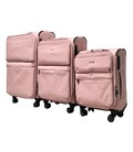 Комплект из 3 чемоданов Airtex 828 Cyllène розовый фото, картинка, изображение