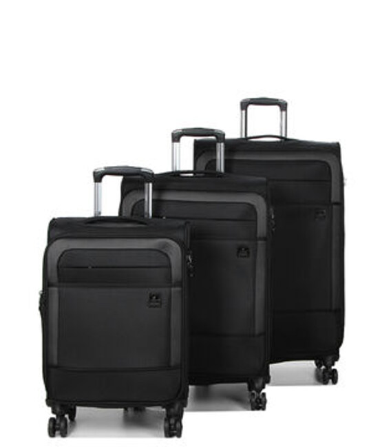 Набір валіз Airtex 832 Nereide чорний - картинка, зображення, фото валізи