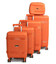 Набір з 4 валіз і кейса Snowball 21204 Valparaiso помаранчевий - картинка, зображення, фото валізи