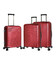Набір валіз Snowball 24103 червоний - картинка, зображення, фото валізи