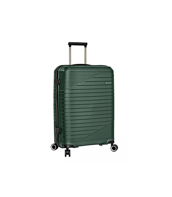 Чемодан Snowball 24103 средний M зеленый фото, картинка, изображение