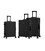 Набор чемоданов Snowball 20503 черный картинка, изображение, фото