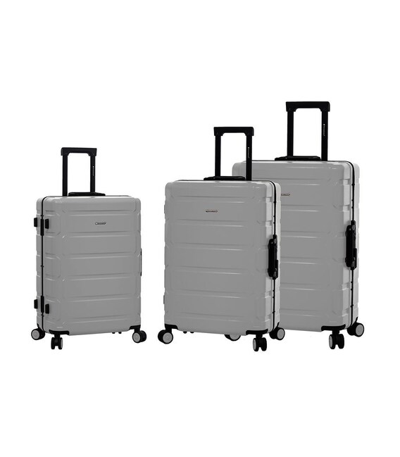 Набір валіз Snowball 20503 срібний - картинка, зображення, фото валізи