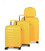 Набор Чемоданов Snowball 61303 3 в 1 + кейс желтый картинка, изображение, фото